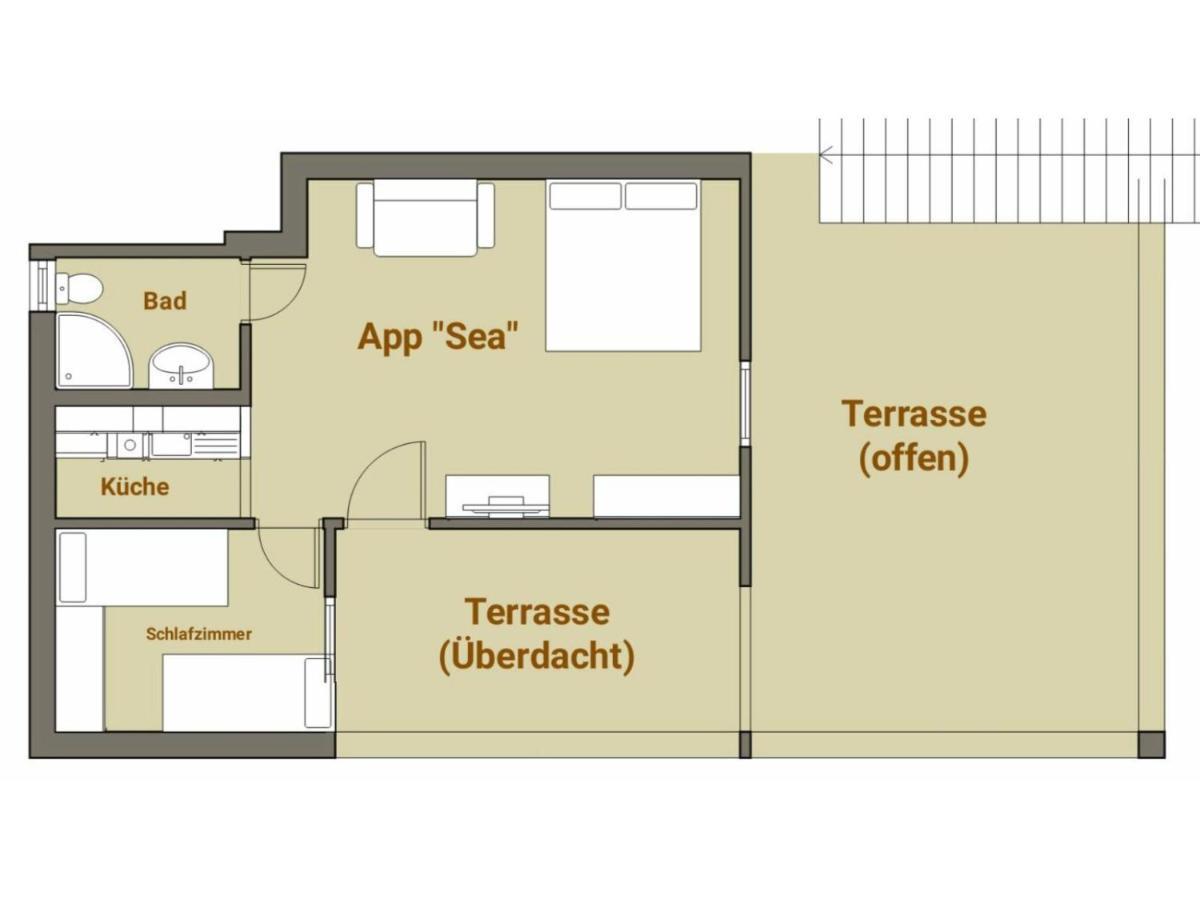 Blue Sea Vir Apartments Esterno foto